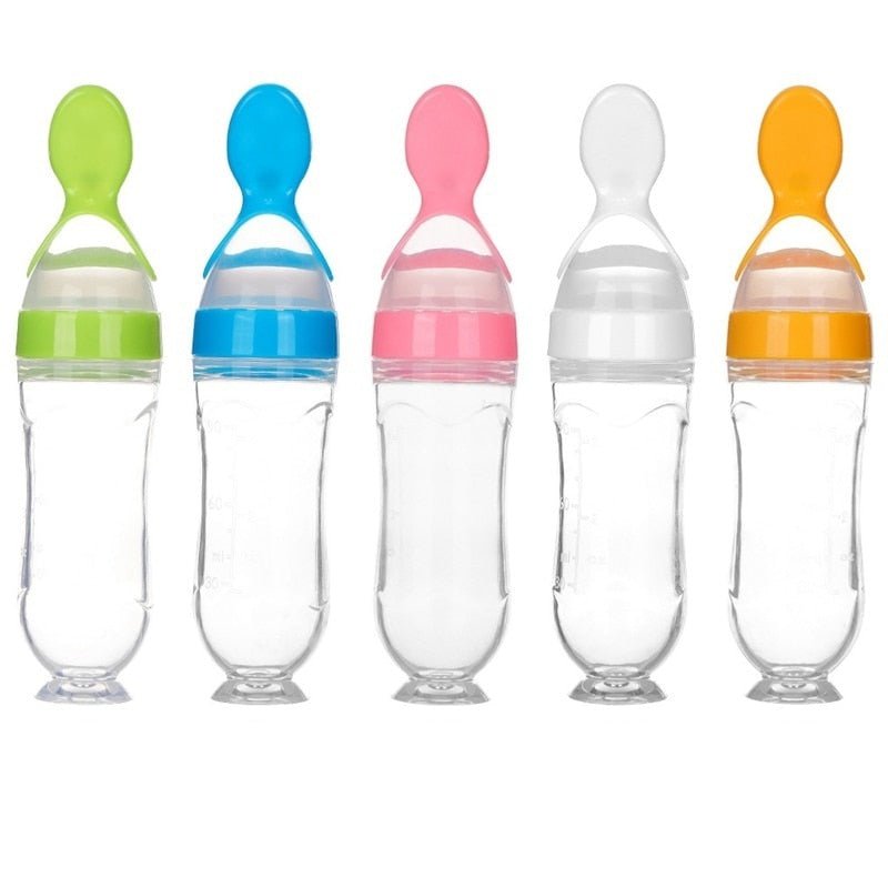 Biberon avec cuillère pour nouveau-né | EasyBottle™ - Enfant Admirable