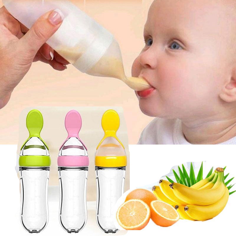 Biberon avec cuillère pour nouveau-né | EasyBottle™ - Enfant Admirable