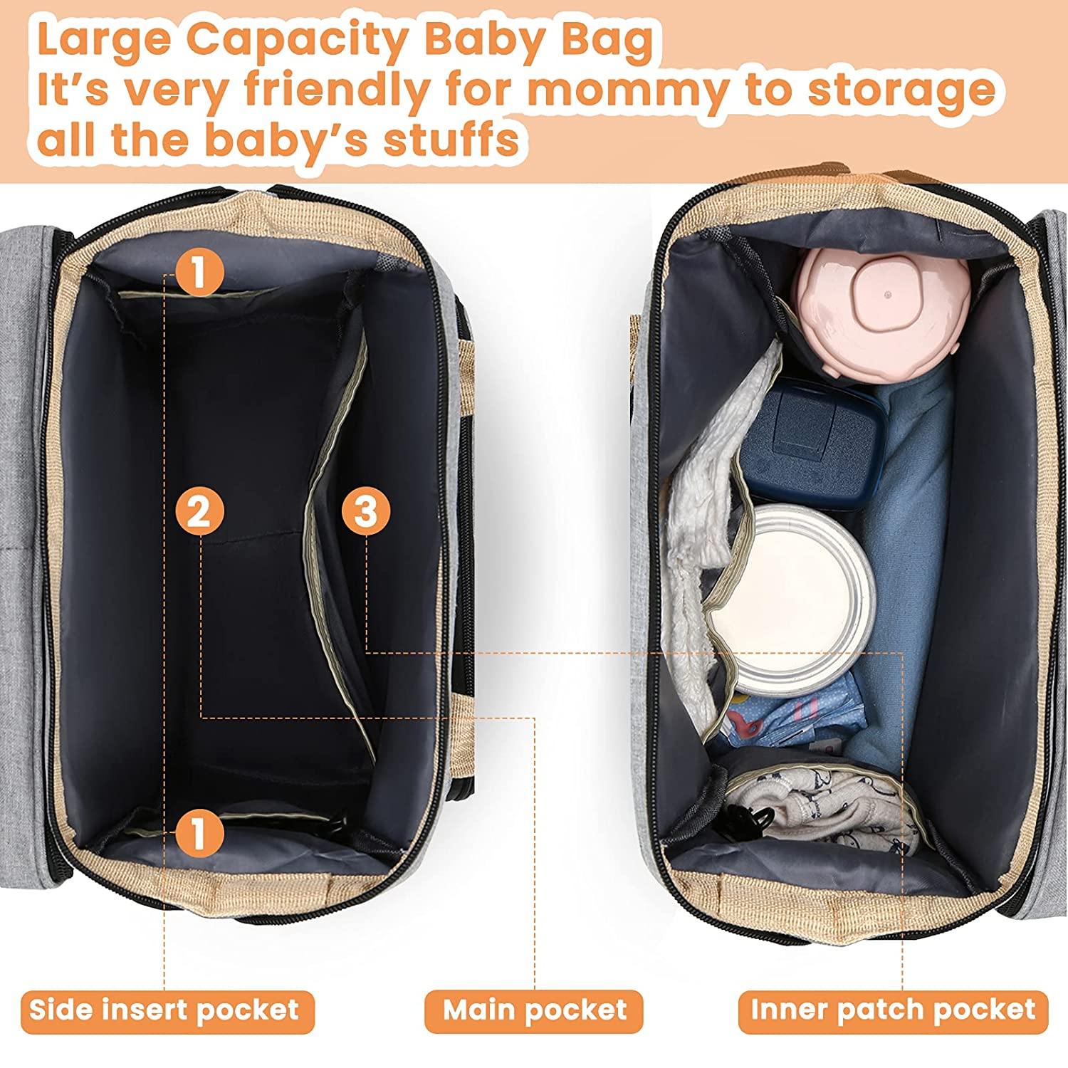 Sac à langer portatif | Berceau de voyage BabyNappy™ - Enfant Admirable